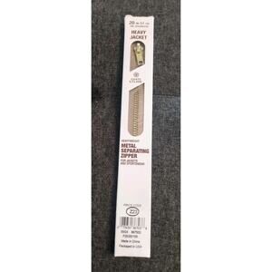 NEW COATS & CLARK Heavy Jacket 20" Metal Separating Zipper Dogwood F25/20/155